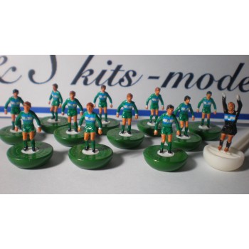 Subbuteo Andrew Table Soccer Plymouth Argyle late 60's on Hasbro Classic Bases